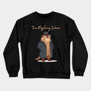 Capybara Detective The Mystery Solver Crewneck Sweatshirt